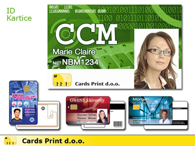 CARDS PRINT - ID CARDS Graphic production, design Belgrade - Photo 1