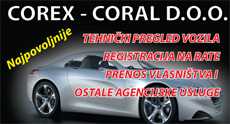 COREX CORAL AUTO CENTER LLC - CHECKS AND REGISTRATION OF VEHICLES Vehicle Testing Belgrade