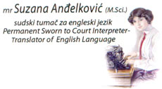 ANĐELKOVIC SUZANA Court experts Belgrade