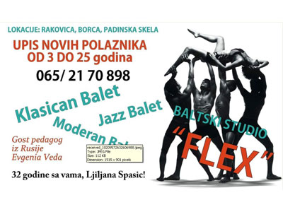BALETSKI STUDIO FLEX Baletski studio Beograd - Slika 1