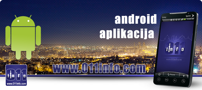 android aplikacija 011info.com