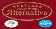 ALTERNATIVA RESTORAN - Domaća kuhinja Beograd - Slika logo 