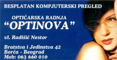 OPTIKA OPTINOVA - Optika Beograd - Slika logo 