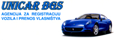 AGENCIJA ZA REGISTRACIJU VOZILA - UNICAR BGS - Registracija vozila Beograd - Slika logo 