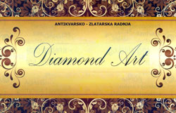 ANTIKVARSKO ZLATARSKA RADNJA DIAMOND ART - Антикварные магазины Beograd - Фото logo 