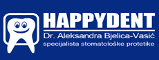SPECIJALISTIČKA STOMATOLOŠKA ORDINACIJA HAPPYDENT DR ALEKSANDRA BJELICA-VASIĆ SPECIJALISTA STOMATOLOŠKE PROTETIKE - Stomatološke ordinacije Beograd - Slika logo 