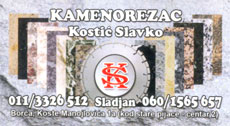 KAMENOREZAC SLAVKO - Kamenoresci Beograd - Slika logo 