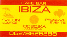 CAFE BAR IBIZA DE ADA - Кафе-бары и клубы Beograd - Фото logo 