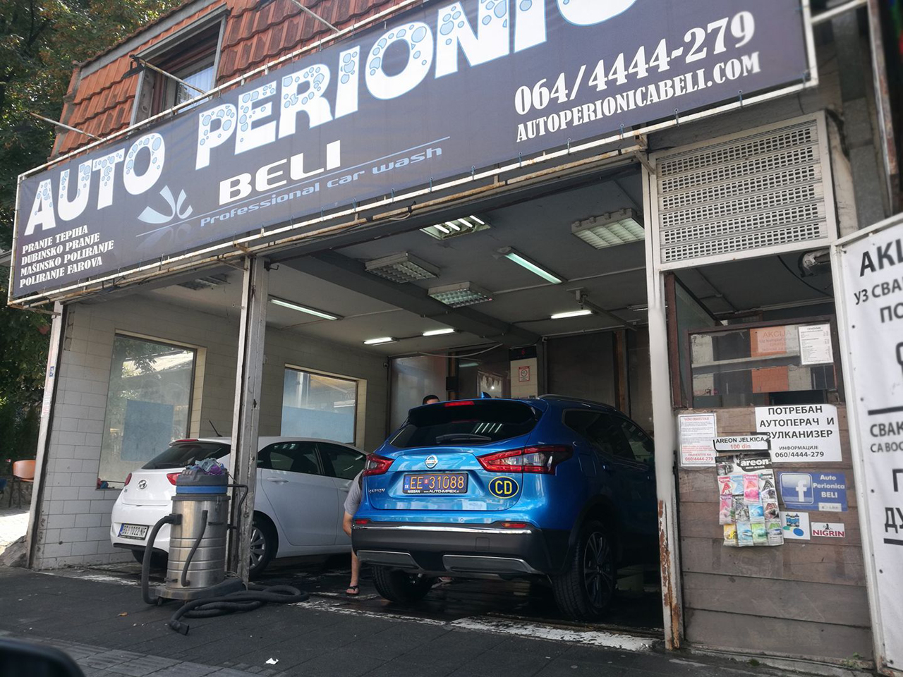 AUTO PERIONICA BELI Auto perionice Vojvode Stepe 94 // Bulevar Oslobođenja 387 // Milana