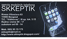 SERVIS MOBILNIH TELEFONA SKKEPTIK