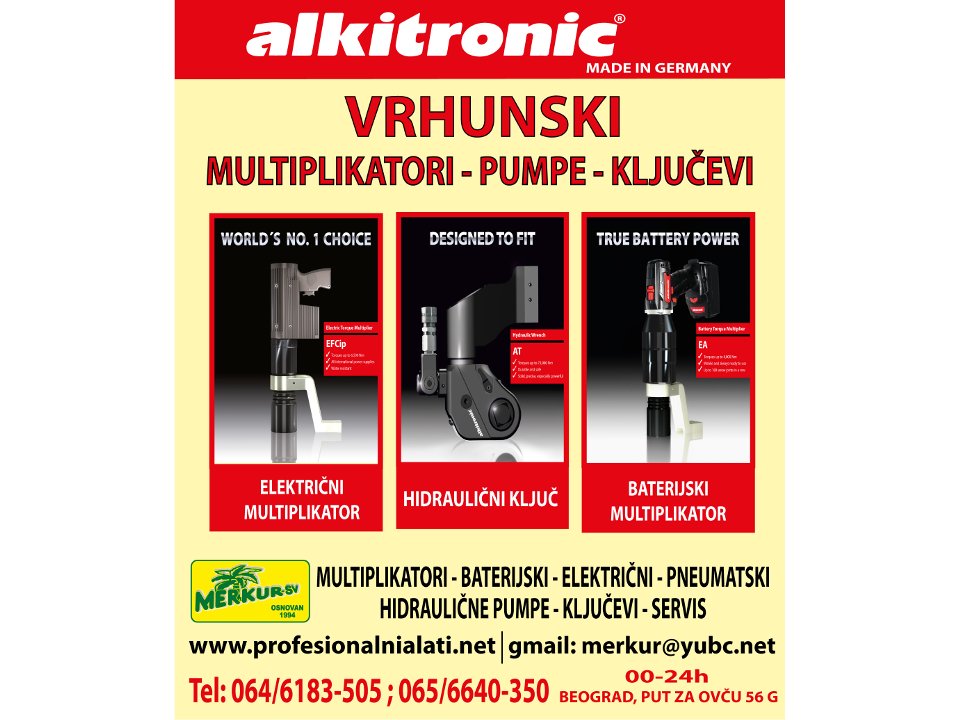 MERKUR-SV LTD Tools and machines Beograd