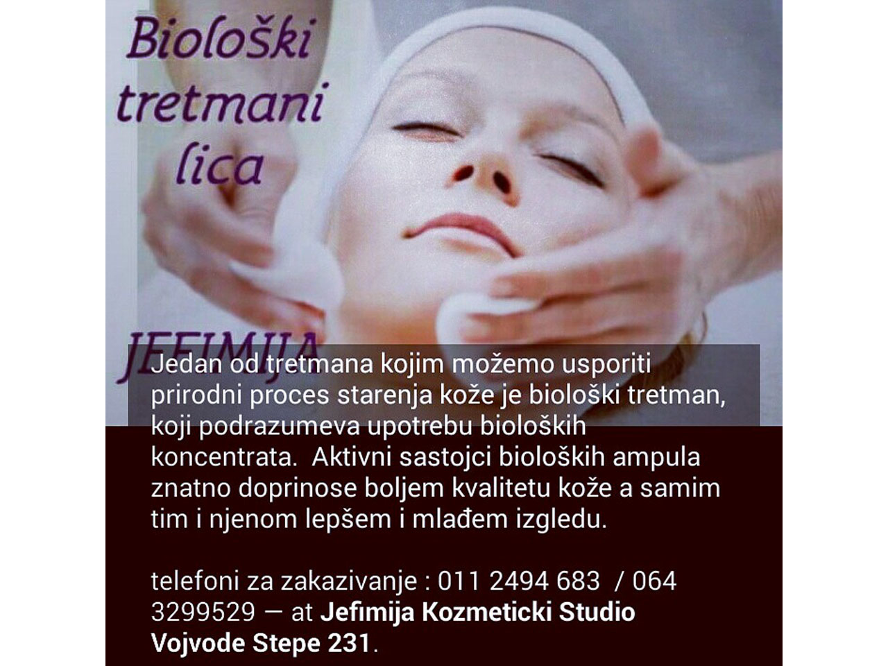 COSMETIC STUDIO JEFIMIJA Cosmetics salons Belgrade - Photo 1