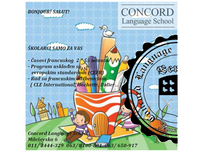 Slika 7 - CONCORD LANGUAGE SCHOOL Škole stranih jezika Beograd