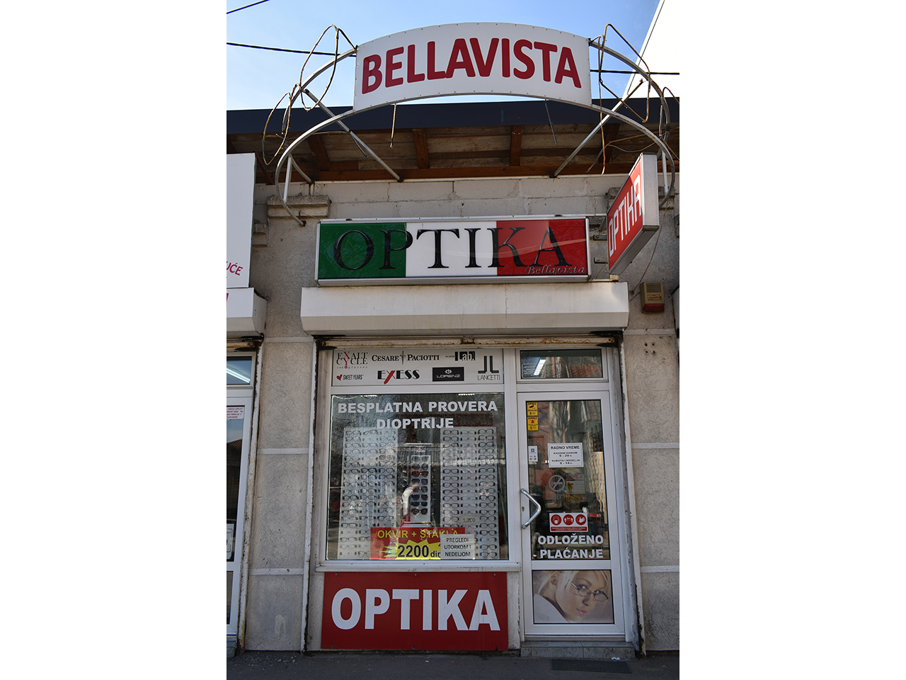 Slika 1 - BELLAVISTA OPTIKA Optika Beograd