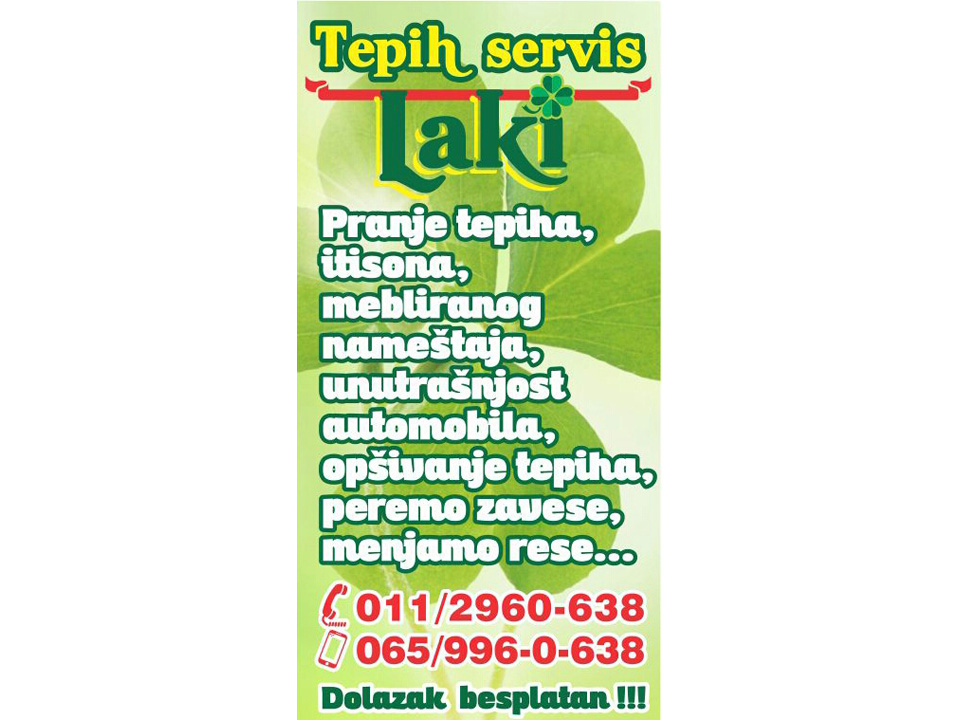 TEPIH SERVIS LAKI Tepih servisi Beograd