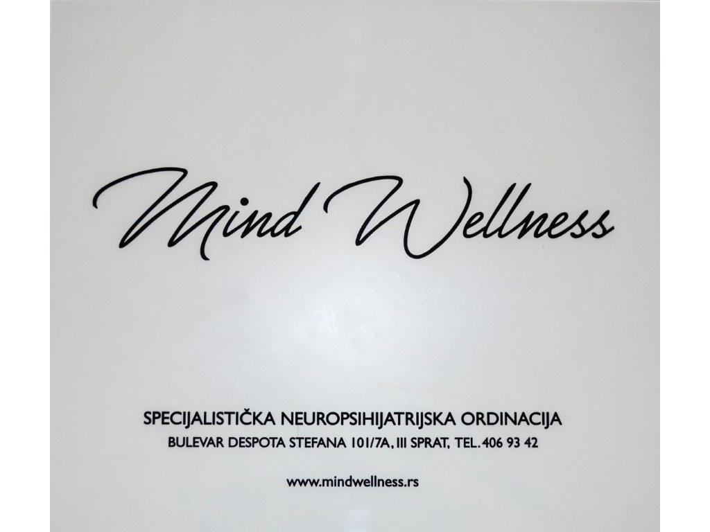 MIND WELLNESS NEUROPSIHIJATRIJSKA ORDINACIJA Psychiatrists Beograd