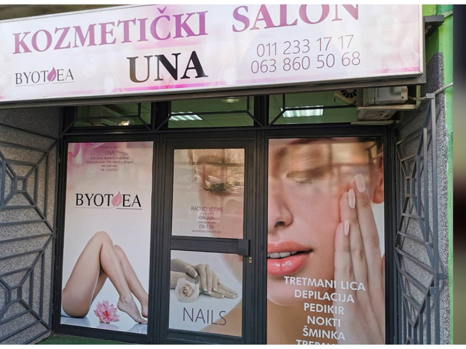 KOZMETIČKI SALON UNA Kozmetički saloni Beograd