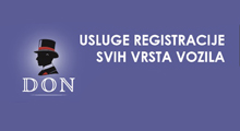 VEHICLE REGISTRATION DON Car registration Belgrade