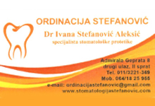 ORDINAICIJA STEFANOVIC Dental surgery Belgrade