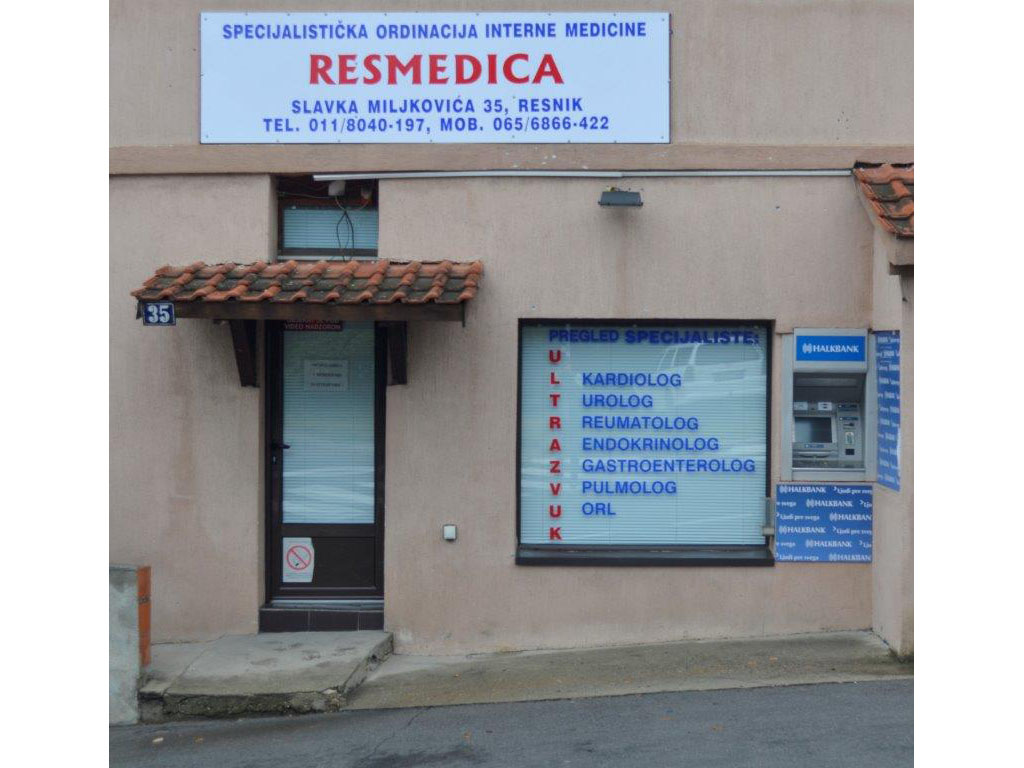 INTERNISTIČKA ORDINACIJA RESMEDICA Interna medicina Beograd