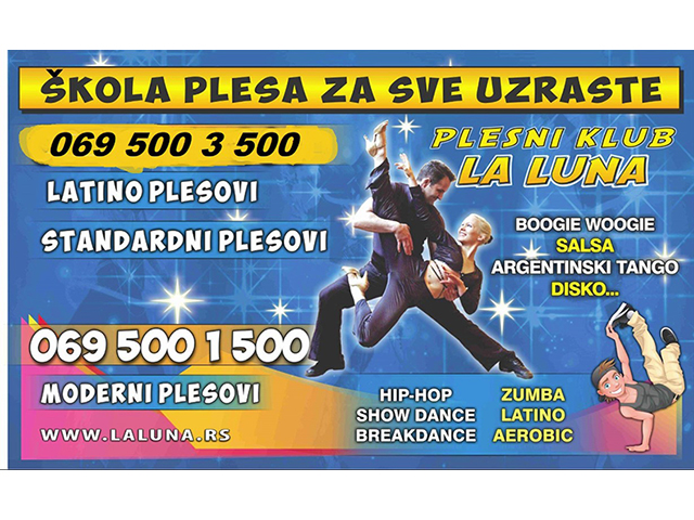 DANCE SCHOOL AND PLAYGROUND LA LUNA VOZDOVAC Kids birthdays Beograd