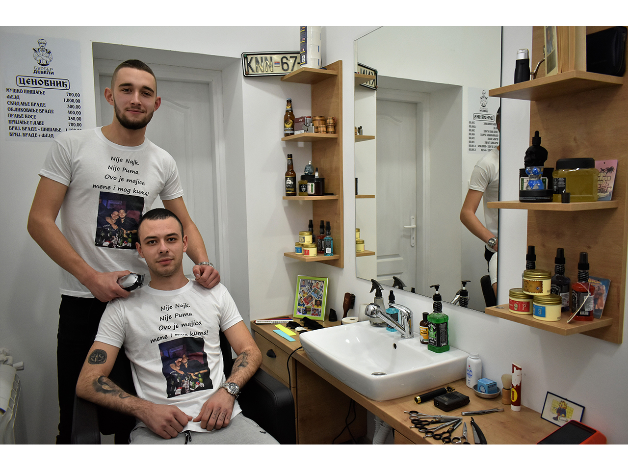 Slika 4 - BARBER SHOP DEBELI Berbernice, barber shop Beograd