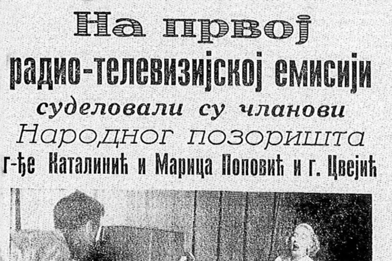 The tale of the first television set