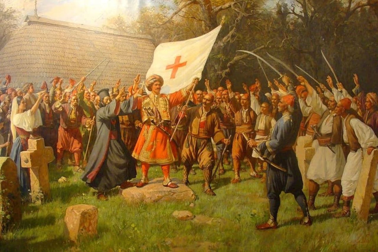 Orden Takovskog krsta - Kako je jedan top završio na grudima junaka