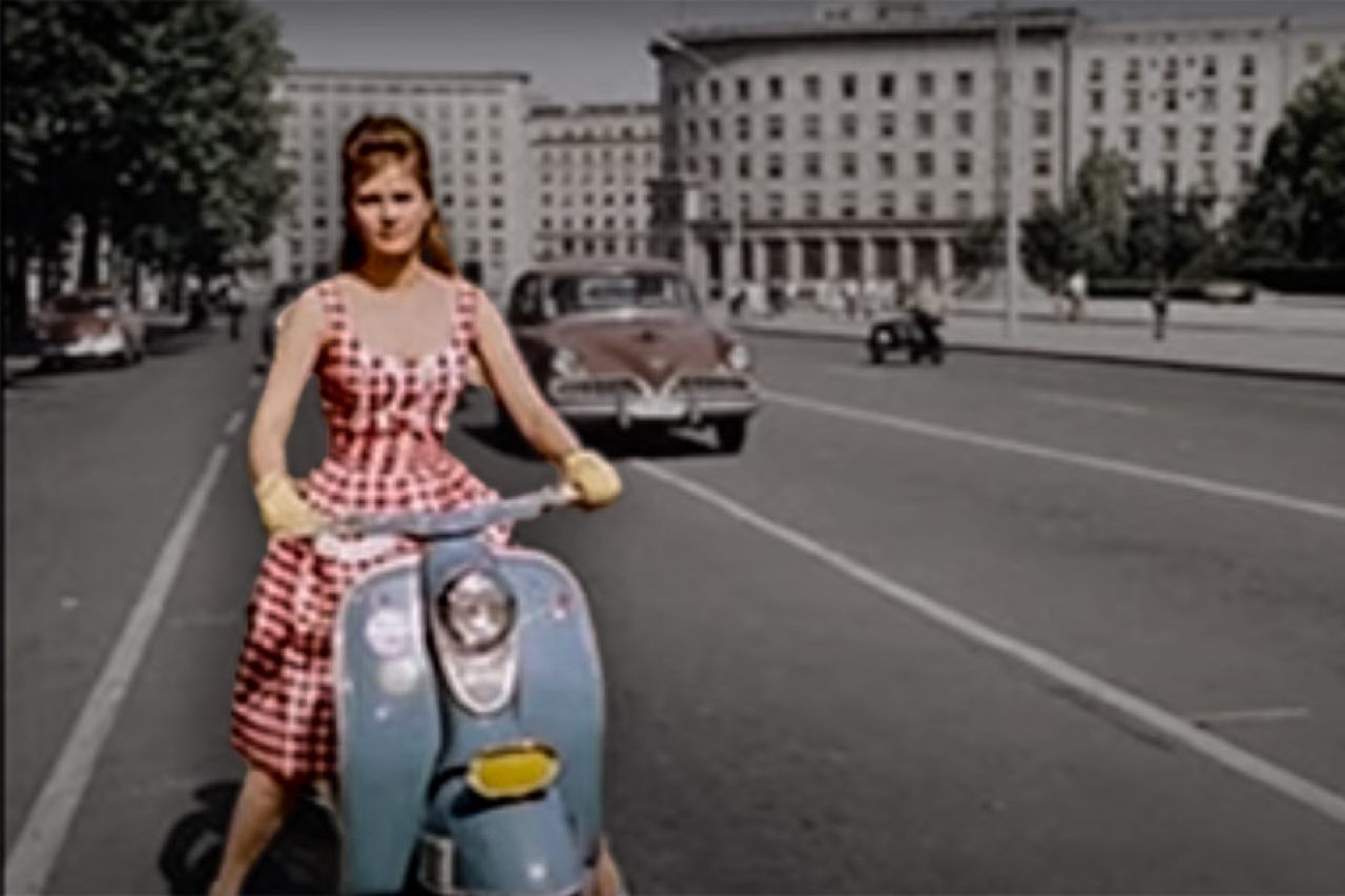 "Praznik u Beogradu": Prva "Vespa" na ulicama glavnog grada