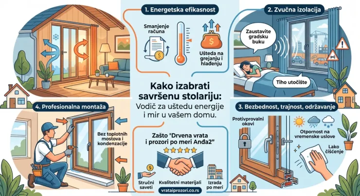 Kako izabrati savršenu stolariju: Vodič za uštedu energije i mir u vašem domu