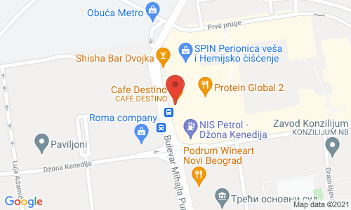 DESTINO - CAFFE BAR, RESTAURANT AND COOKED MEALS 20e Bulevar Mihajla Pupina st., Zemun