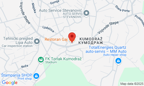 ГАЈ – РЕСТОРАН ДОМАШНЕЙ КУХНИ Войводе Степе 571, Вождовац