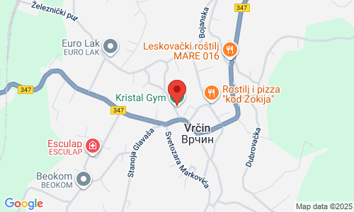 KRISTAL GYM Железнички пут 6, Врчин