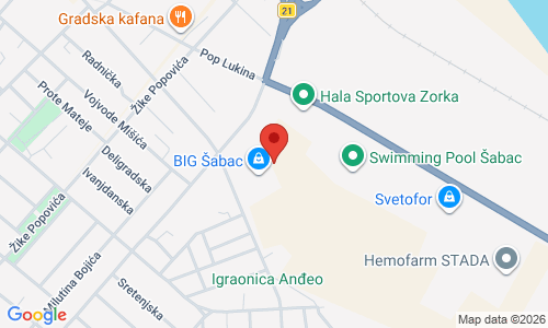 ATHLETIC'S GYM Šabac - BIG Retail park, 5 Vojvode Janka Stojicevica st.